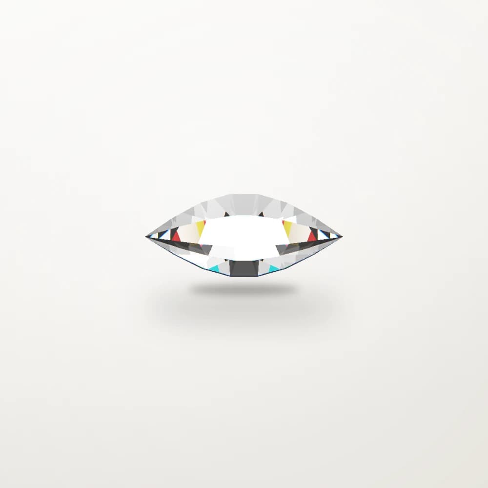Серьги «Капель» — 1,04 ct · E · VS2 · Au 750