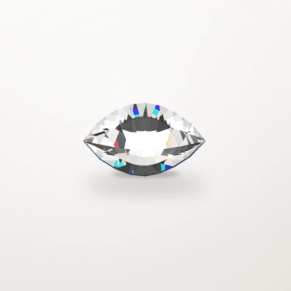 Кольцо «Тундра» — 1,51 ct · D · VS1 · Pt 950