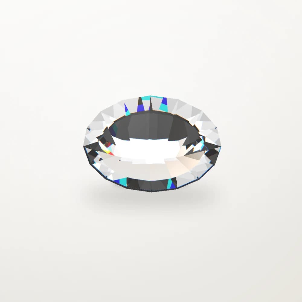 Колье «Полынья» — 3,02 ct · D · VS2 · Pt 950